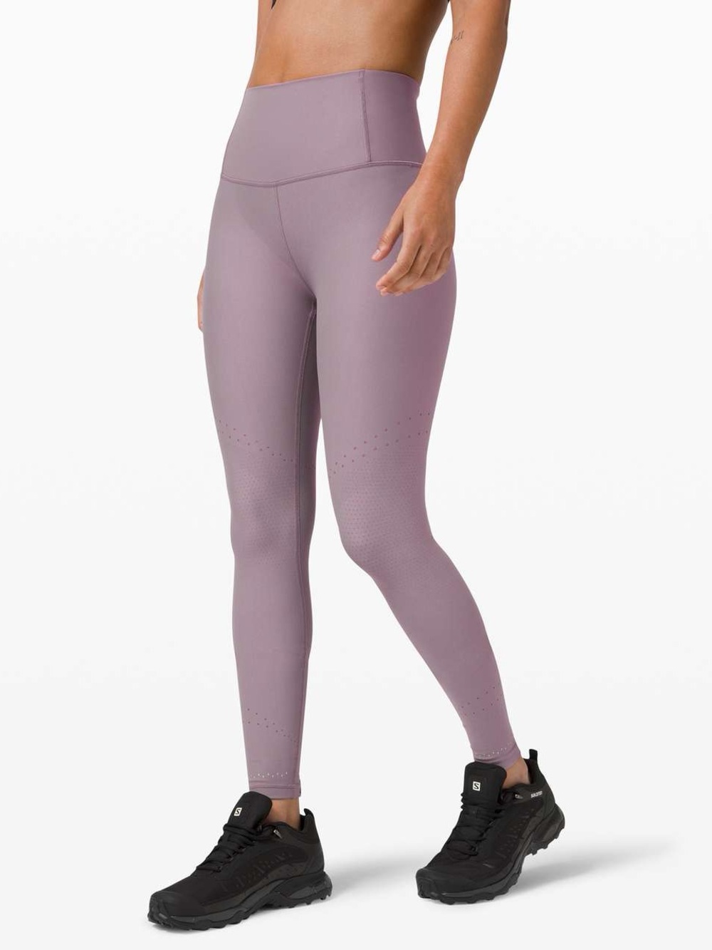 Lululemon Zoned In 27” Leggings Lunar Rock Size 6 💜🩶